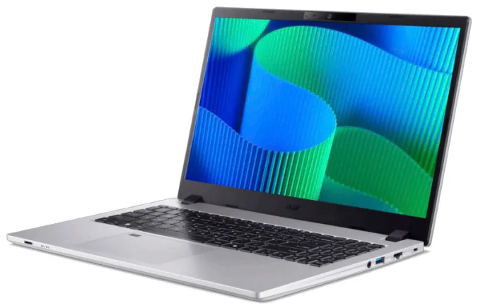 Acer TravelMate P2 TMP215-55-G2-TCO-74DE Intel Core Ultra 7 255U Laptop 39,6 cm (15.6") Full HD 32 GB DDR5-SDRAM 1 TB SSD Wi-Fi 6E (802.11ax) Windows 11 Pro Silber QWERTZ Deutsch – Bild 1