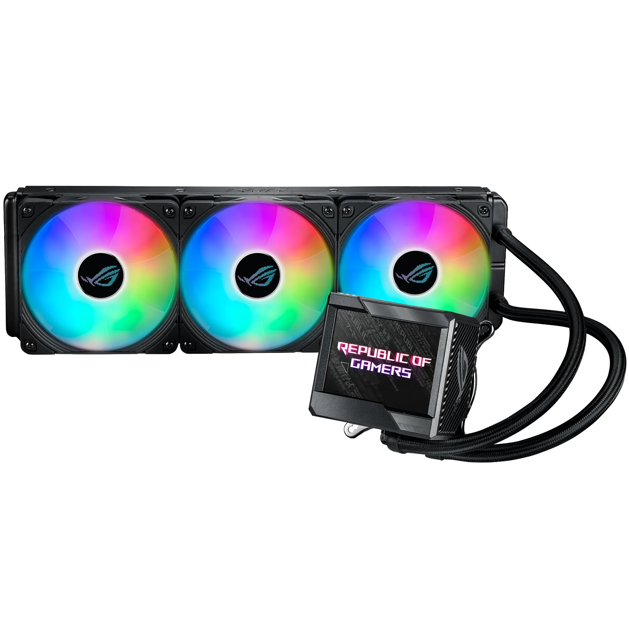 ASUS ROG RYUJIN II 360 ARGB Prozessor All-in-One-Flüssigkeitskühler 12 cm Schwarz – Bild 1