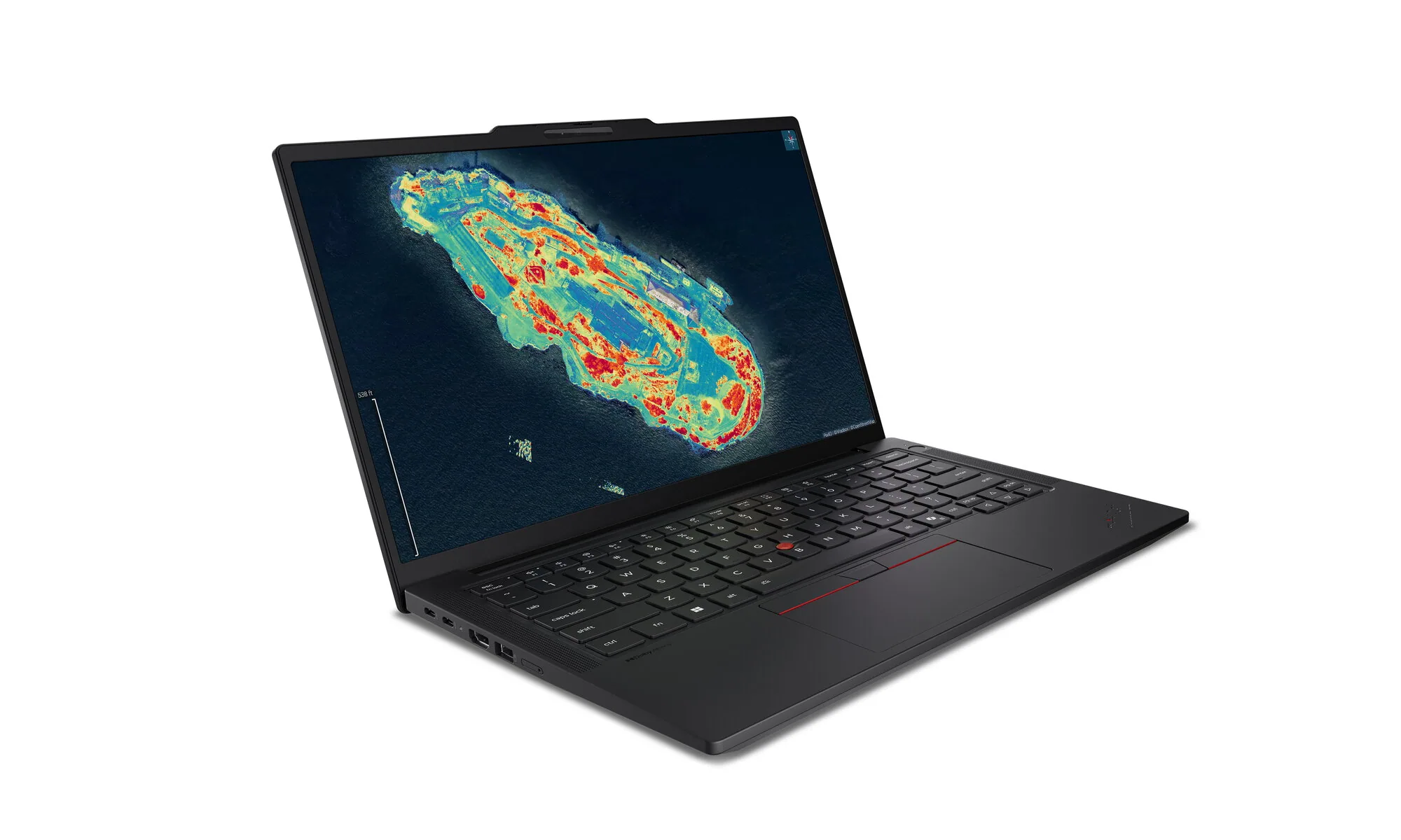 Lenovo ThinkPad P14s Gen 7 (AMD) Copilot+ PC AMD Ryzen AI 5 PRO PRO 440 Mobiler Arbeitsplatz 35,6 cm (14") WUXGA 32 GB DDR5-SDRAM 512 GB SSD Wi-Fi 7 (802.11be) Windows 11 Pro Schwarz Deutsch – Bild 4