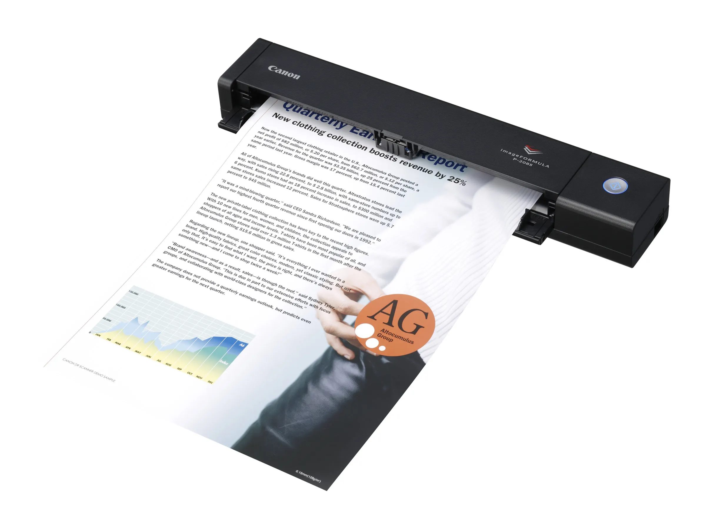 Canon imageFORMULA P-208II Scanner mit Vorlageneinzug 600 x 600 DPI A4 Schwarz