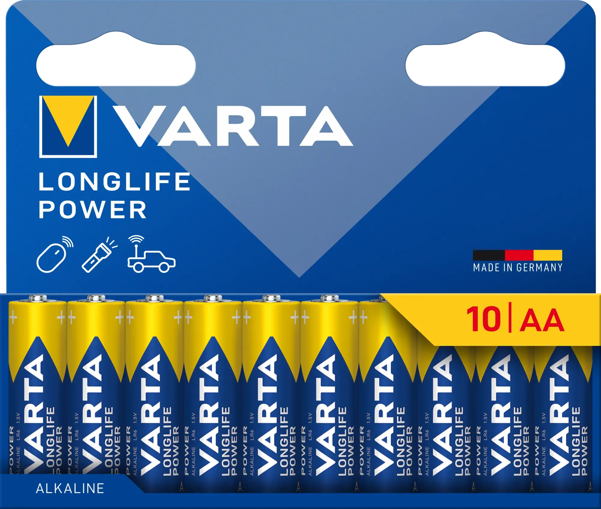 Varta Batterie LONGLIFE Power AA NEU 10 Stück