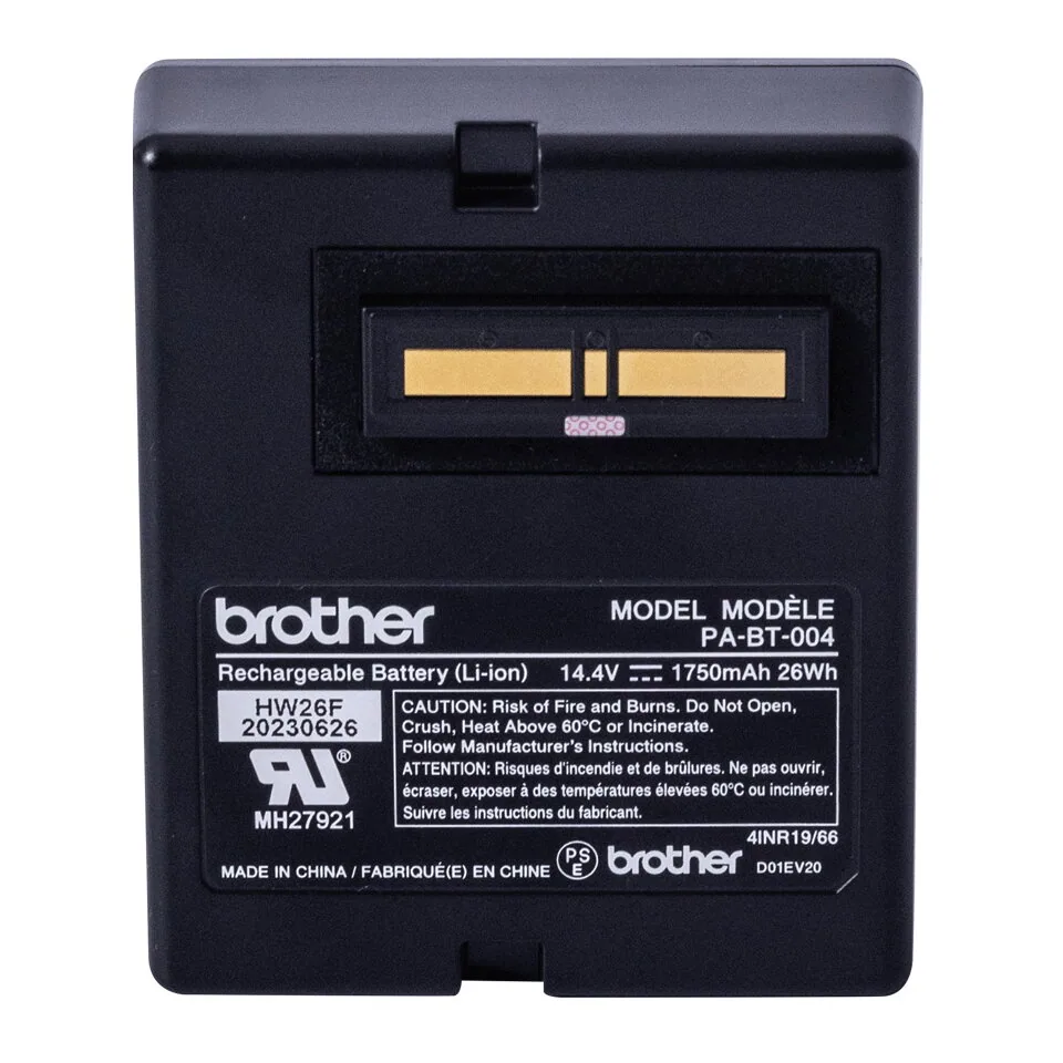 Brother PA-BT-004 Drucker-/Scanner-Ersatzteil & Zubehör Batterie 1 Stück(e) – Bild 1