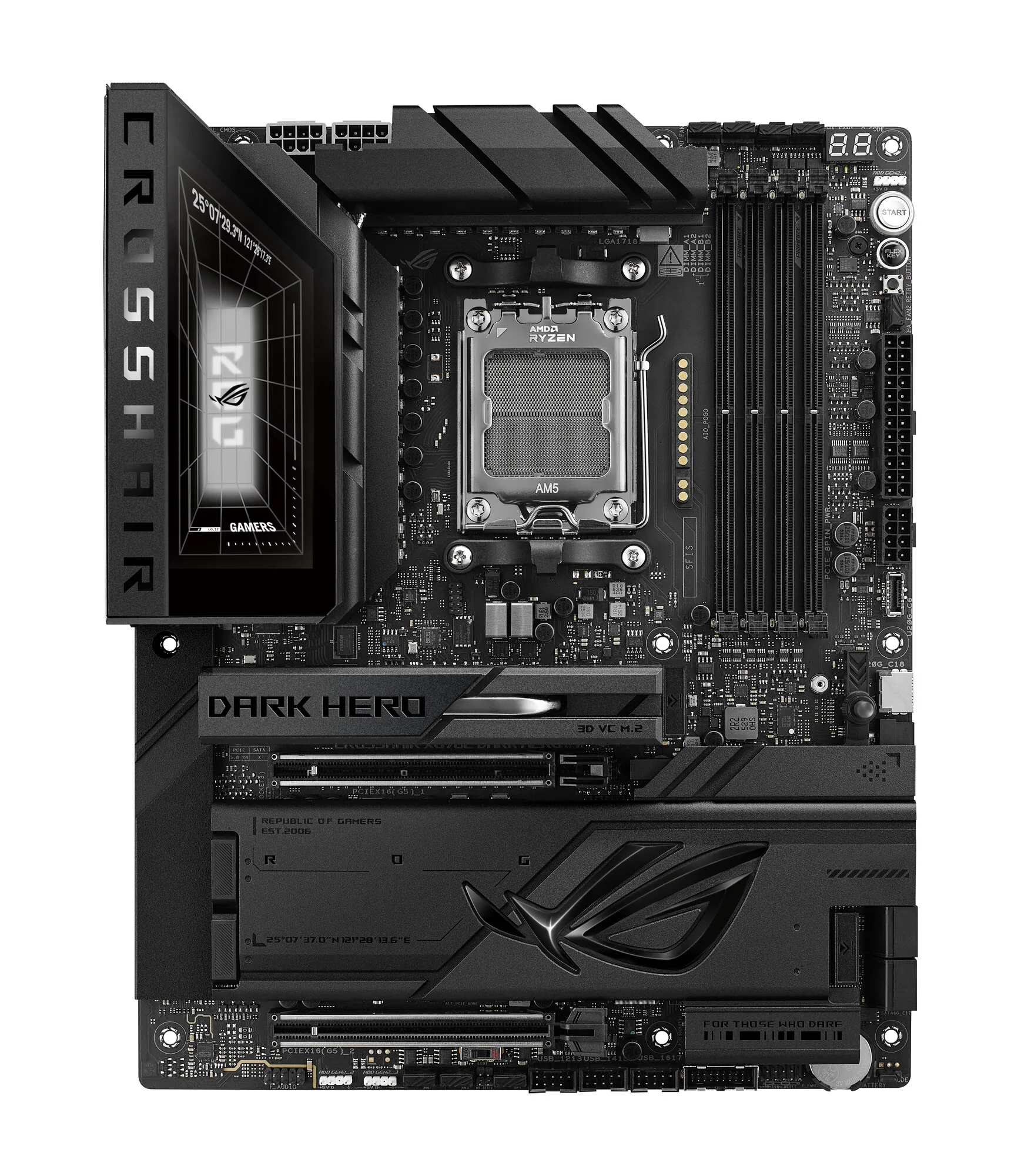 ASUS ROG CROSSHAIR X870E DARK HERO AMD X870E Sockel AM5 ATX – Bild 1