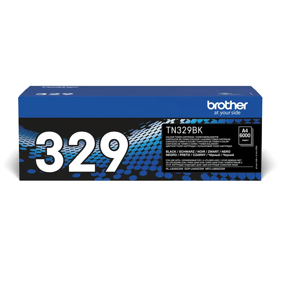 Brother TN-329BK Tonerkartusche 1 Stück(e) Original Schwarz – Bild 1
