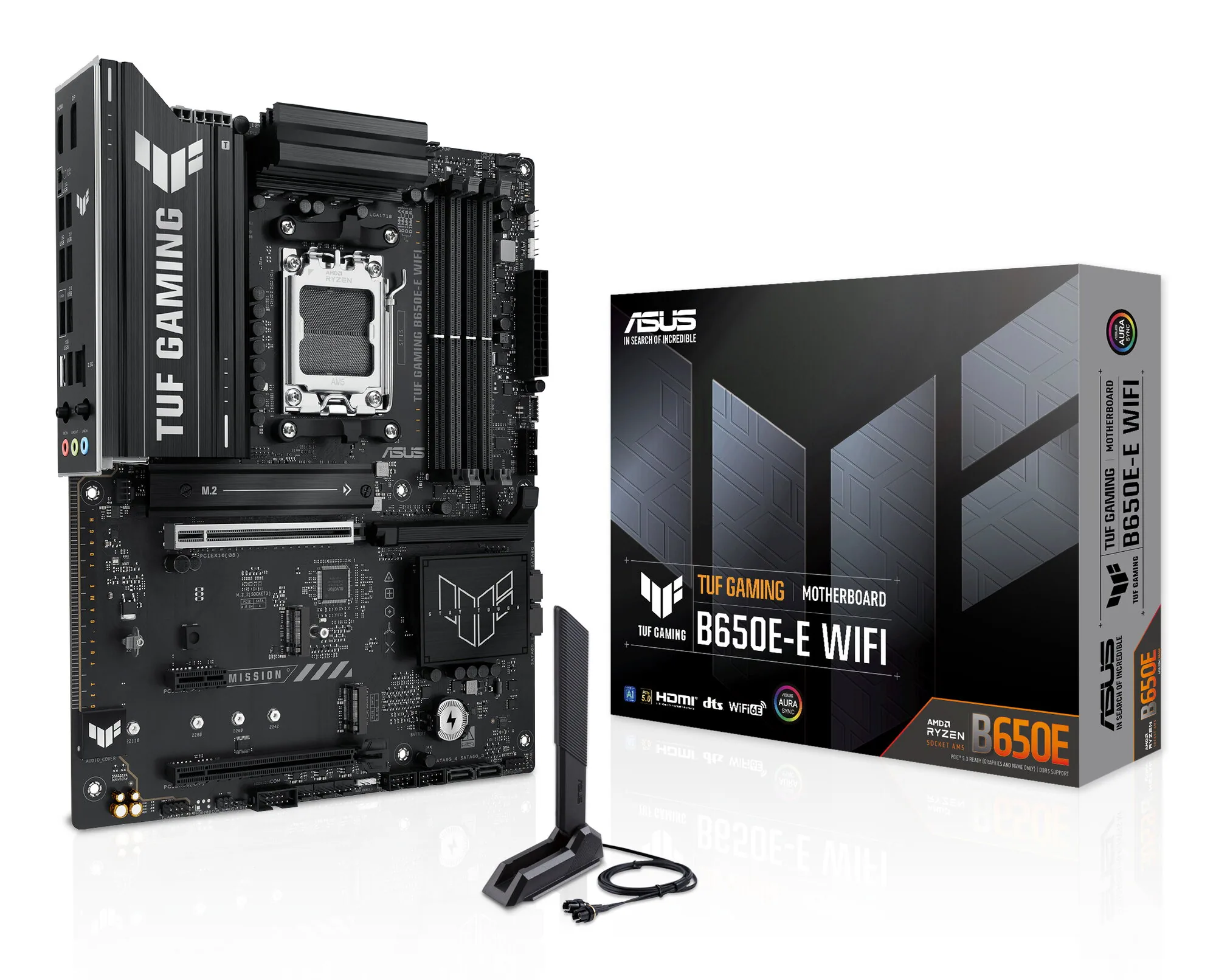 ASUS TUF GAMING B650E-E WIFI AMD B650 Sockel AM5 ATX – Bild 1