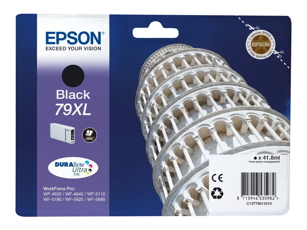 Epson Tower of Pisa Tintenpatrone 79XL Black