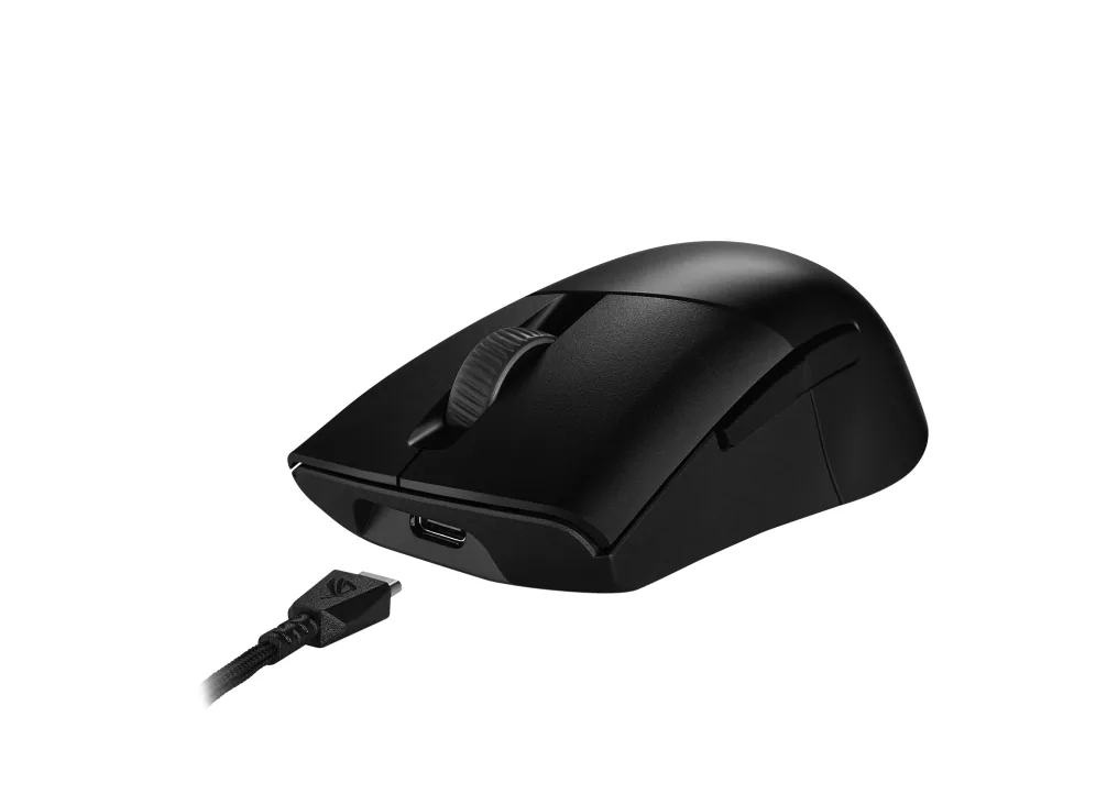 ASUS ROG Keris Wireless AimPoint Maus Gaming Rechts RF Wireless + Bluetooth + USB Type-C Optisch 36000 DPI – Bild 4