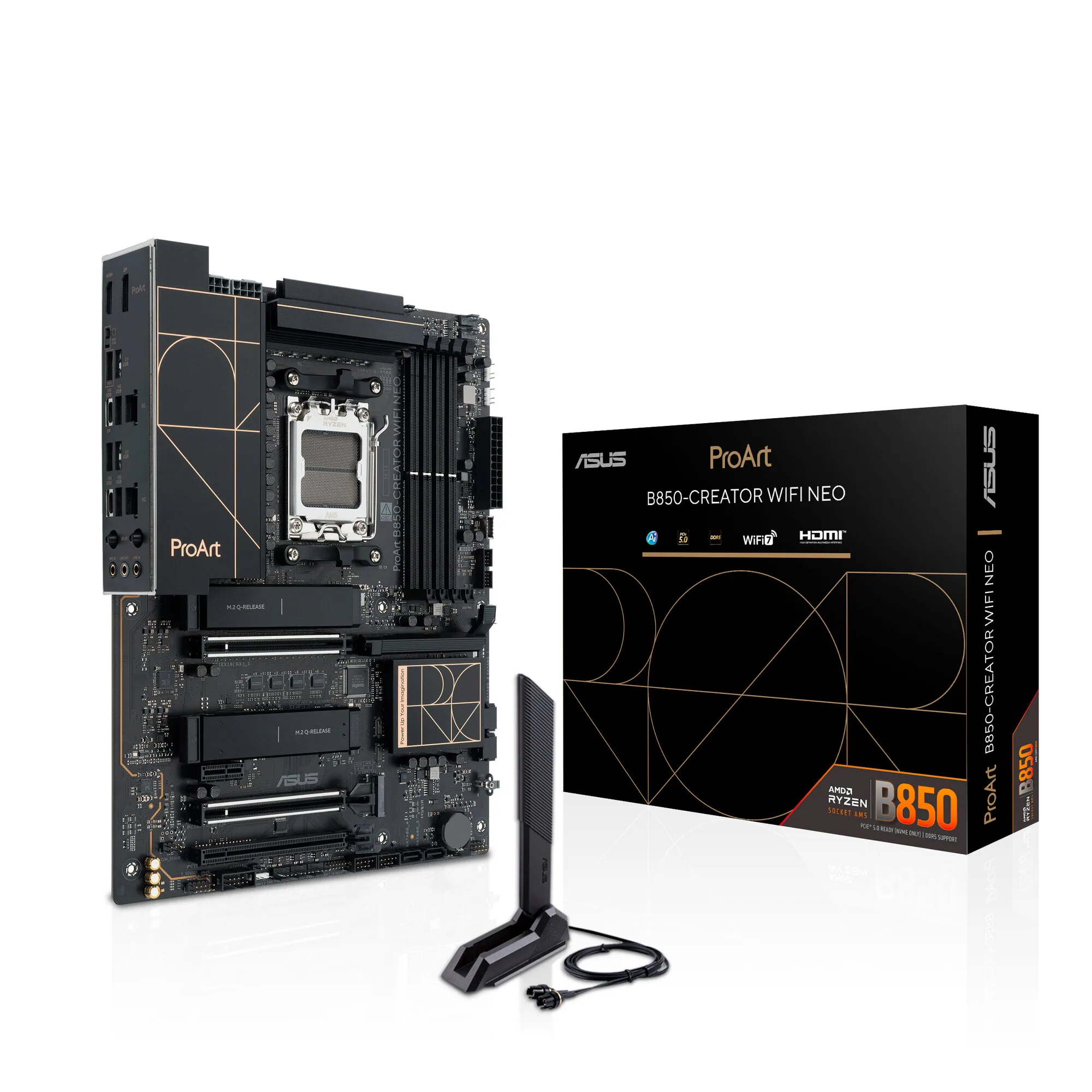 ASUS ProArt B850-CREATOR WIFI NEO AMD B850 Sockel AM5 ATX – Bild 1