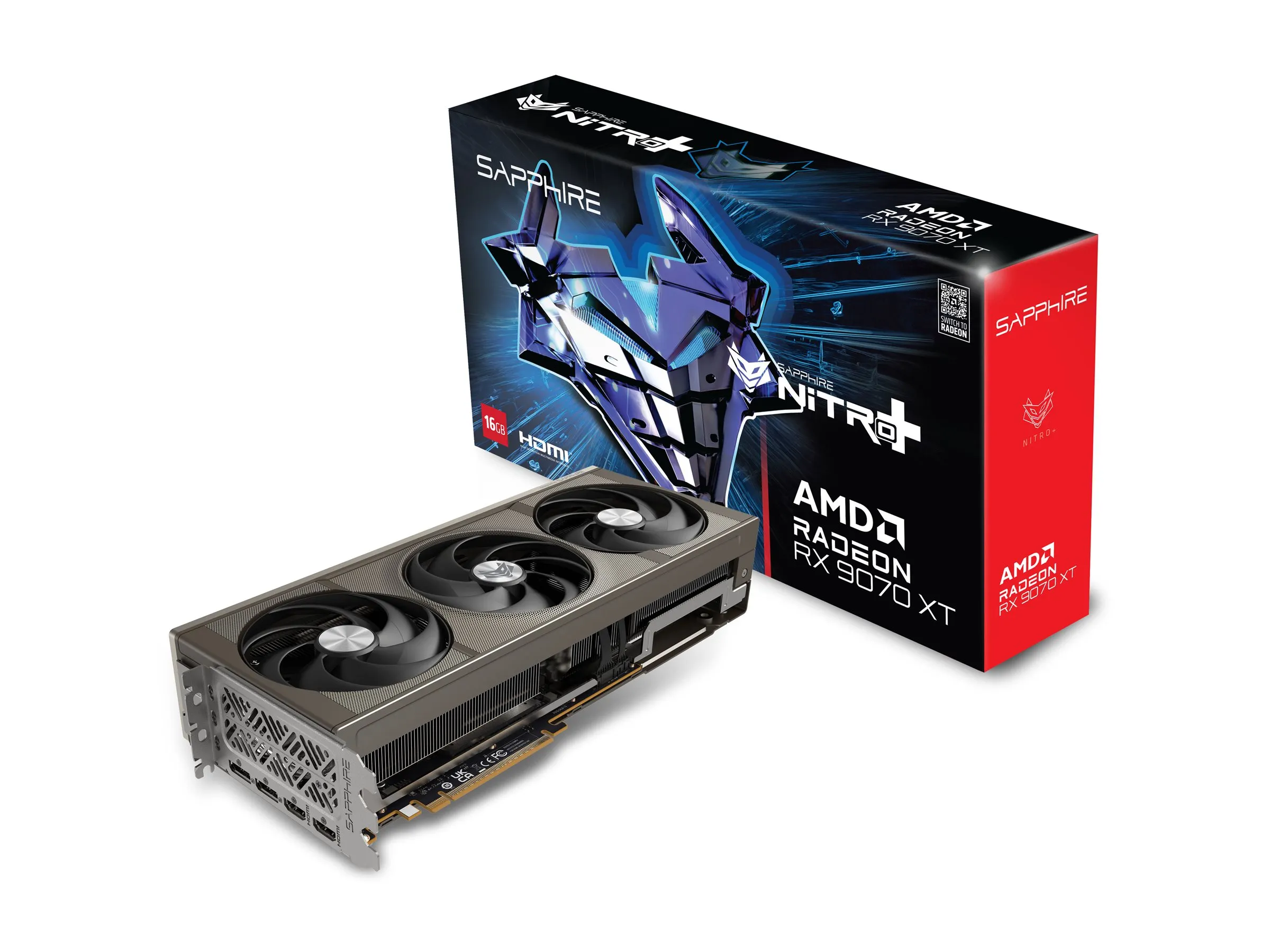 Sapphire Radeon RX9070XT Nitro+ OC 16 GB GDDR6 HDMI 2xDP
