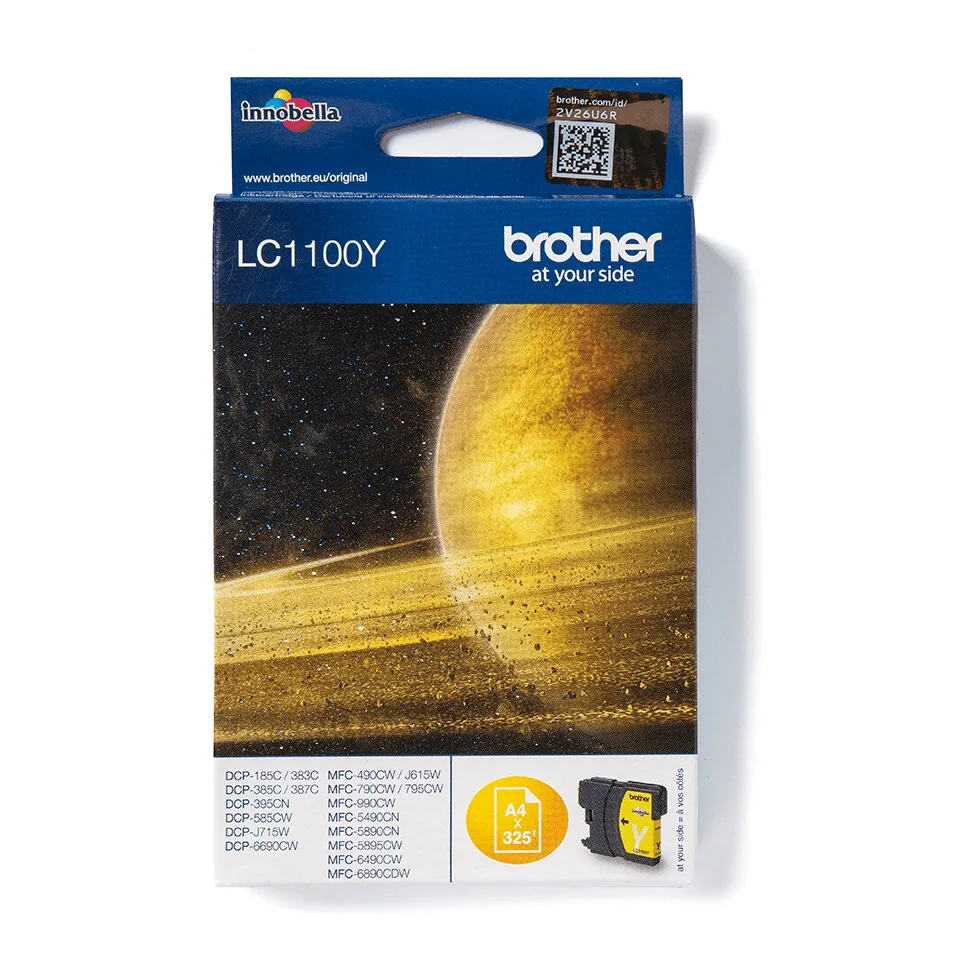 Brother LC1100Y Druckerpatrone 1 Stück(e) Original Gelb – Bild 2