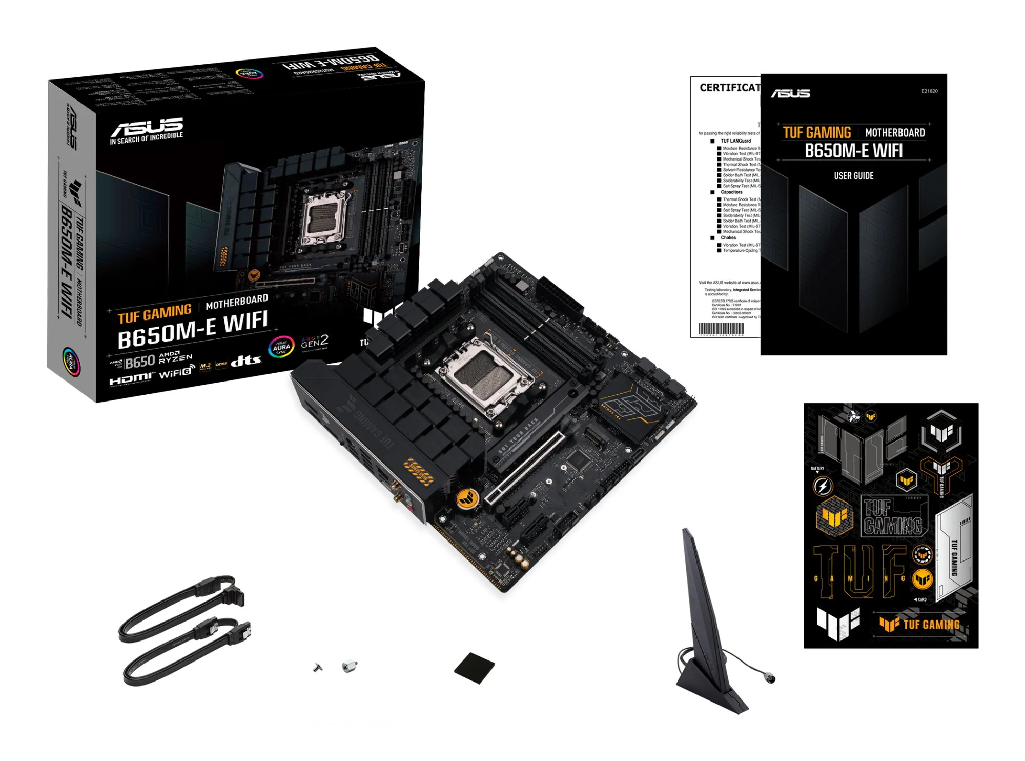ASUS TUF GAMING B650M-E WIFI AMD B650 Sockel AM5 micro ATX – Bild 2