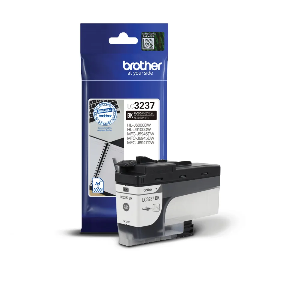 Brother LC3237BK Druckerpatrone 1 Stück(e) Original Standardertrag Schwarz – Bild 2