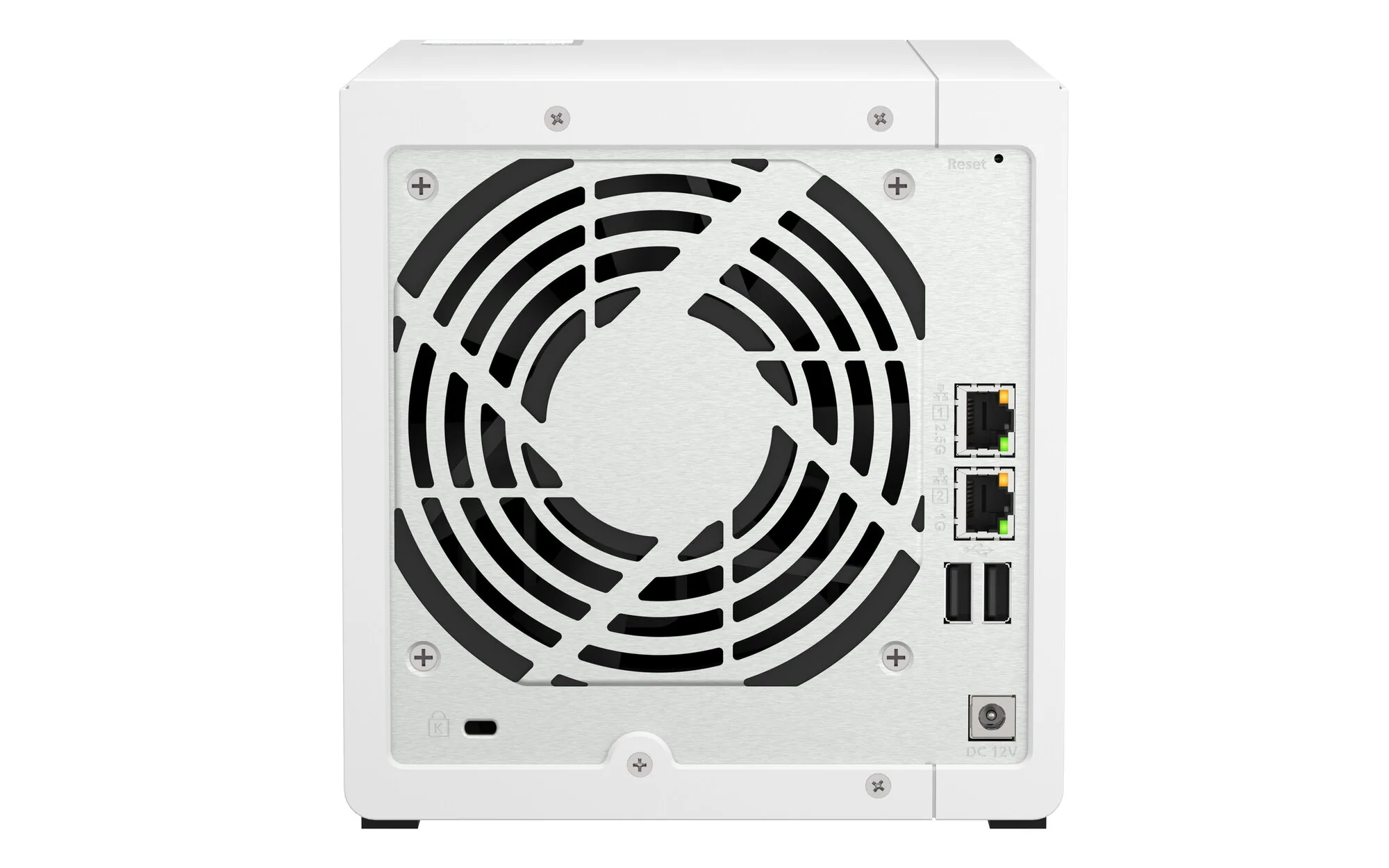 QNAP TS-433 NAS Tower ARM Cortex-A55 4 GB 0 TB QNAP QTS Weiß – Bild 2