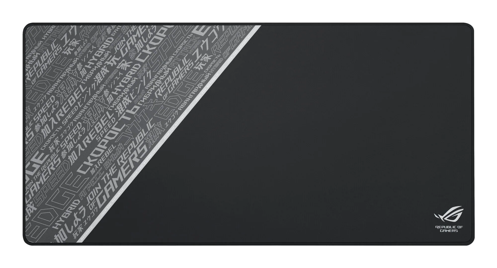 ASUS ROG Sheath BLK LTD Gaming-Mauspad Schwarz, Grau, Weiß – Bild 1