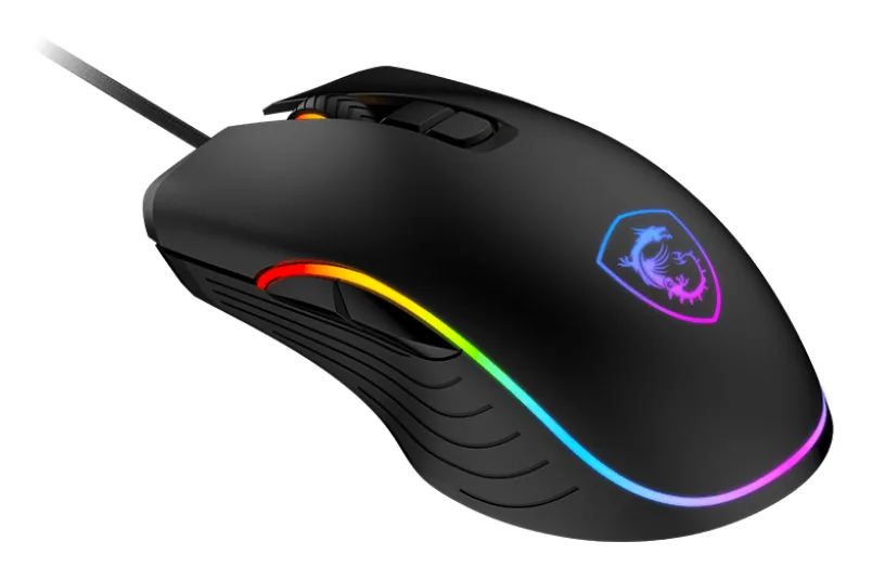 MSI FORGE GM300 Maus Gaming Beidhändig USB Typ-A Optisch 7200 DPI – Bild 1