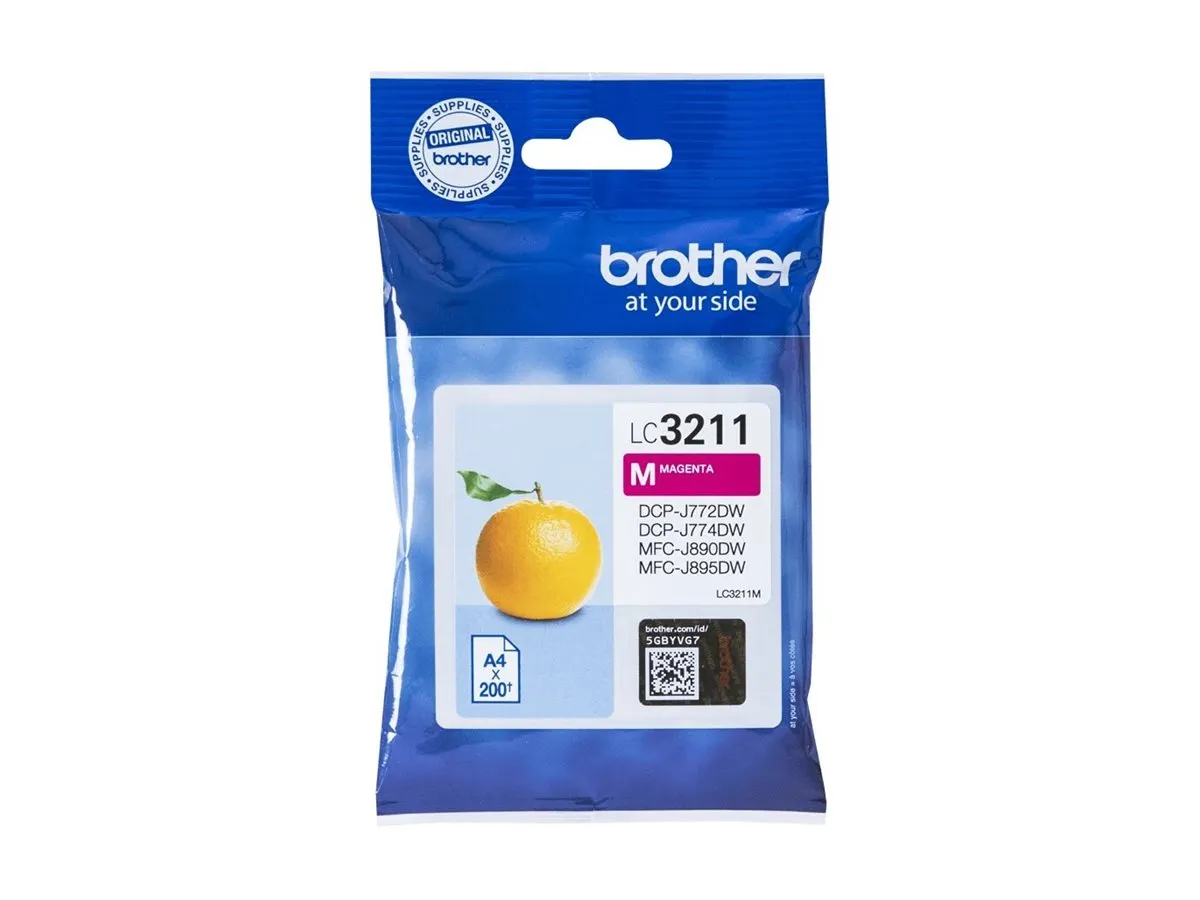 Brother LC3211M Druckerpatrone Original Standardertrag Magenta