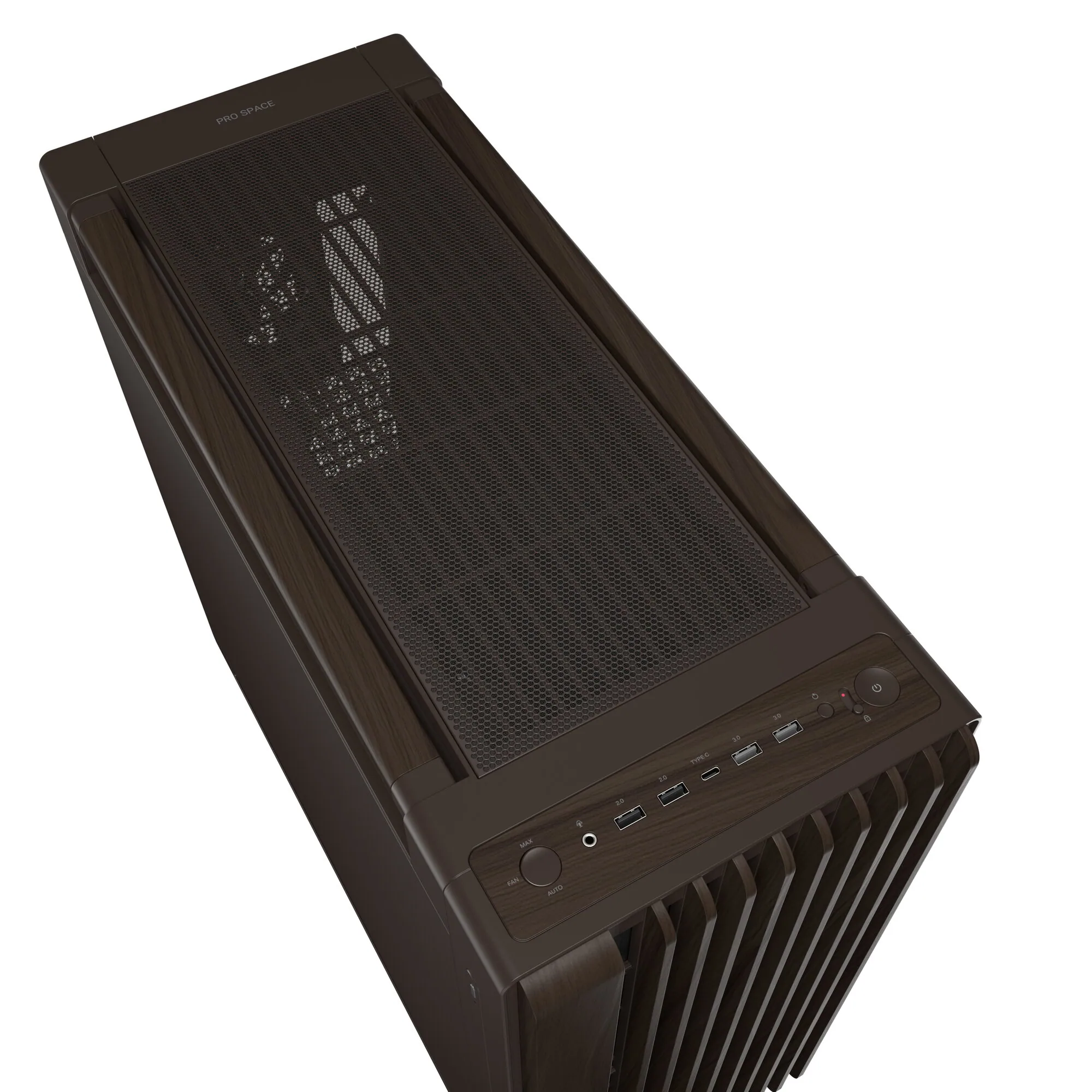 ASUS ProArt PA602 Wood Edition Retro Brown - Metal Panel Midi Tower Braun – Bild 6