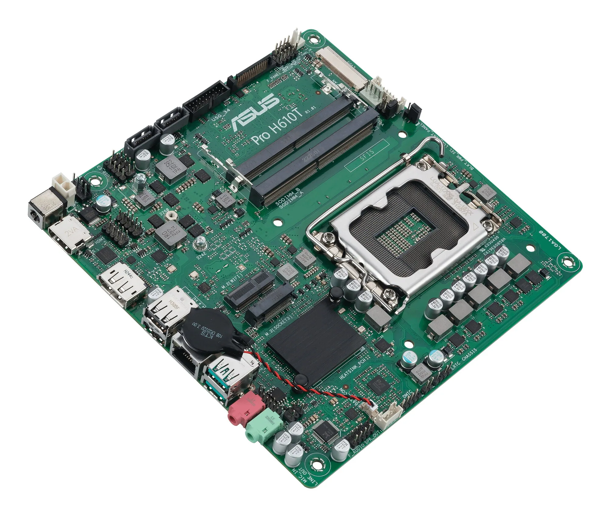 ASUS PRO H610T-CSM Intel H610 LGA 1700 Thin Mini ITX – Bild 5
