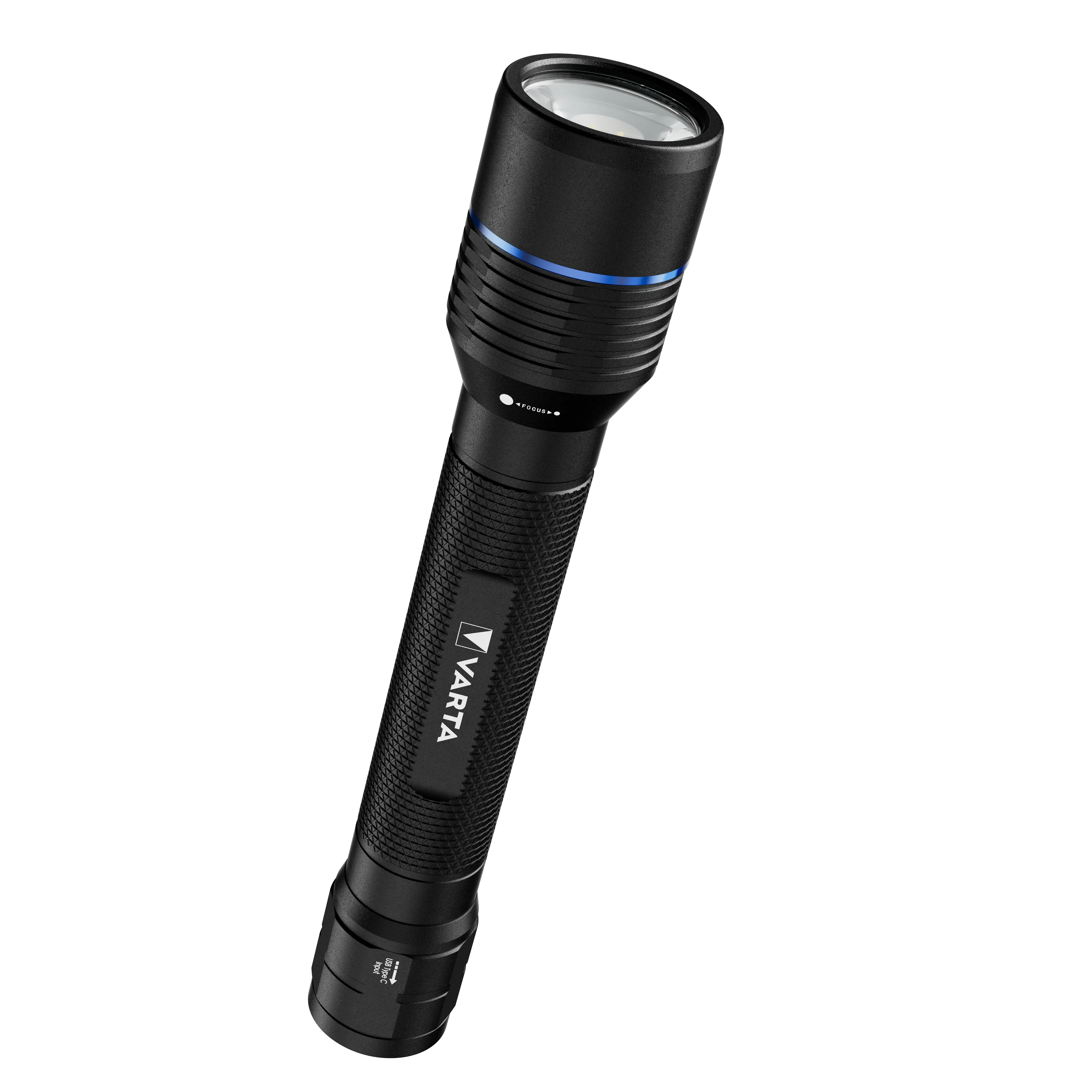 Varta Taschenlampe Aluminium F40R mit Akku