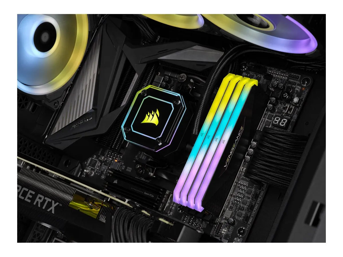 Corsair VENGEANCE RGB DDR4-3200 CL16 32 GB Kit (4x 8 GB) (CMN32GX4M4Z3200C16)