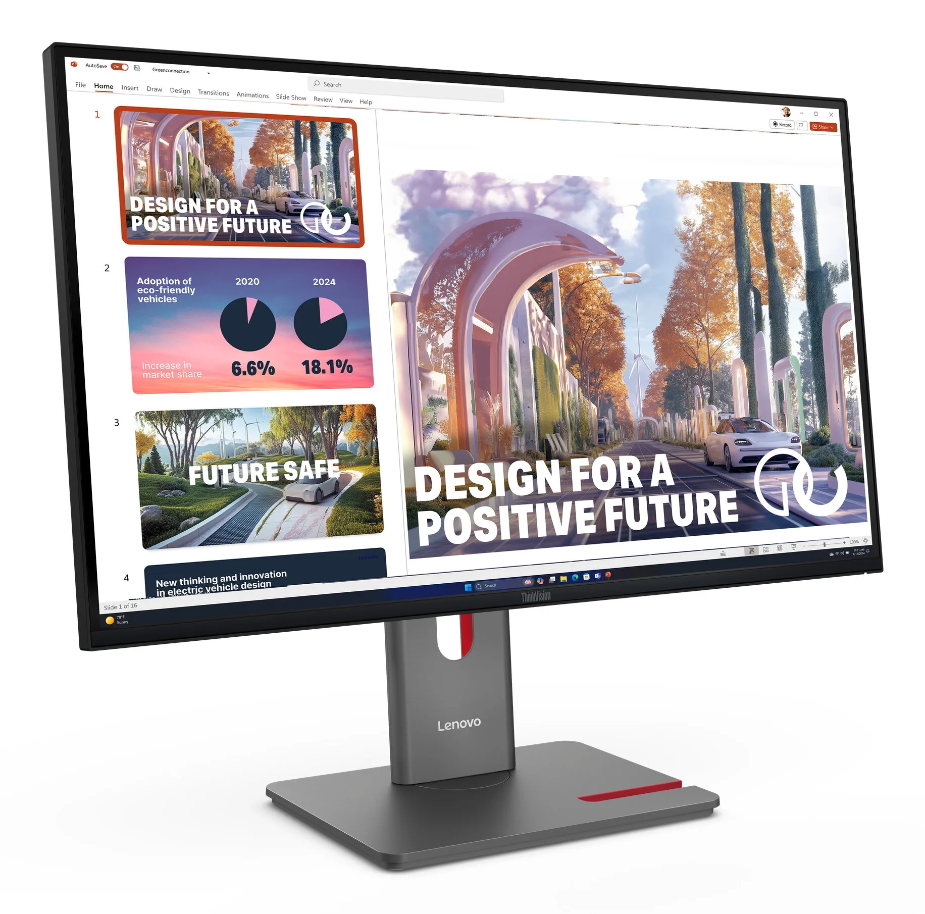 Lenovo ThinkVision P27QD-40 Monitor – Bild 5