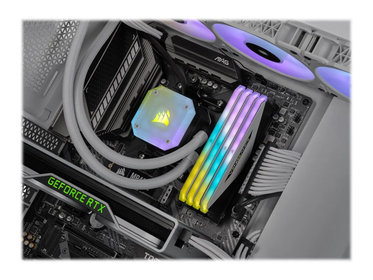 Corsair VENGEANCE RGB DDR4-3200 CL16 16 GB Kit (2x 8 GB) (CMN16GX4M2Z3200C16W)