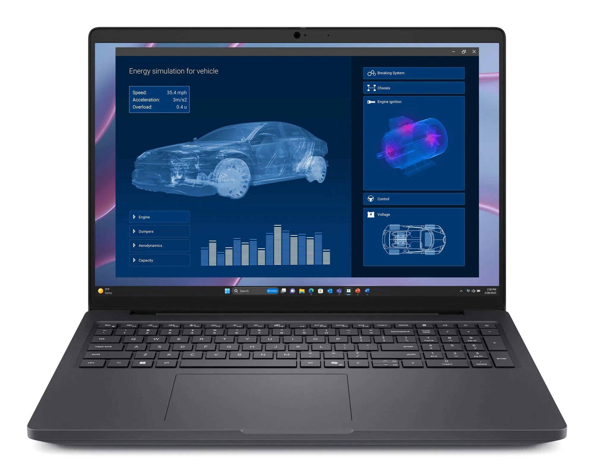 DELL Pro Max 16 MC16255 Copilot+ PC AMD Ryzen AI 7 PRO 450 Mobiler Arbeitsplatz 40,6 cm (16") WUXGA 32 GB LPDDR5x-SDRAM – Bild 1