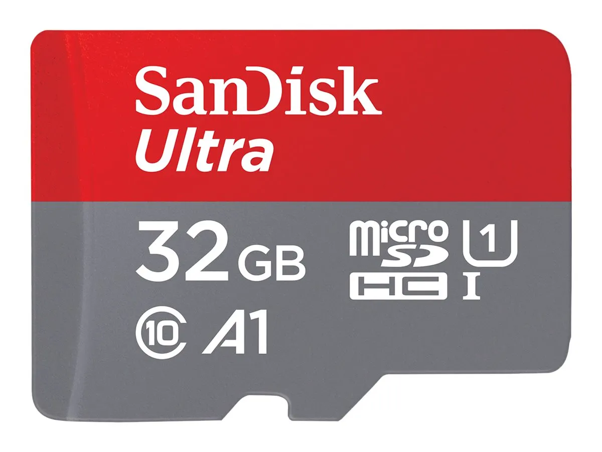 SD MicroSD Card 32 GB SanDisk Ultra Class 10 inkl. Adapter (SDSQUA4-032G-GN6IA)