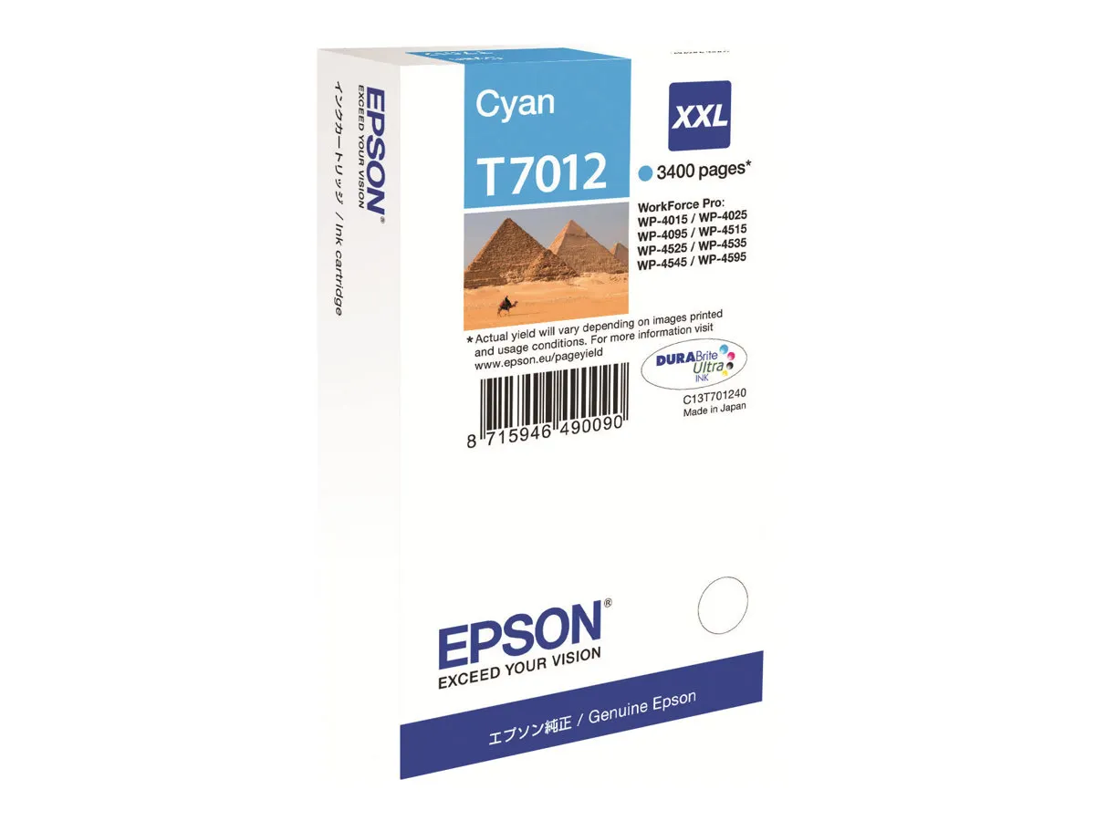 Epson Tintenpatrone XXL Cyan 3.4k