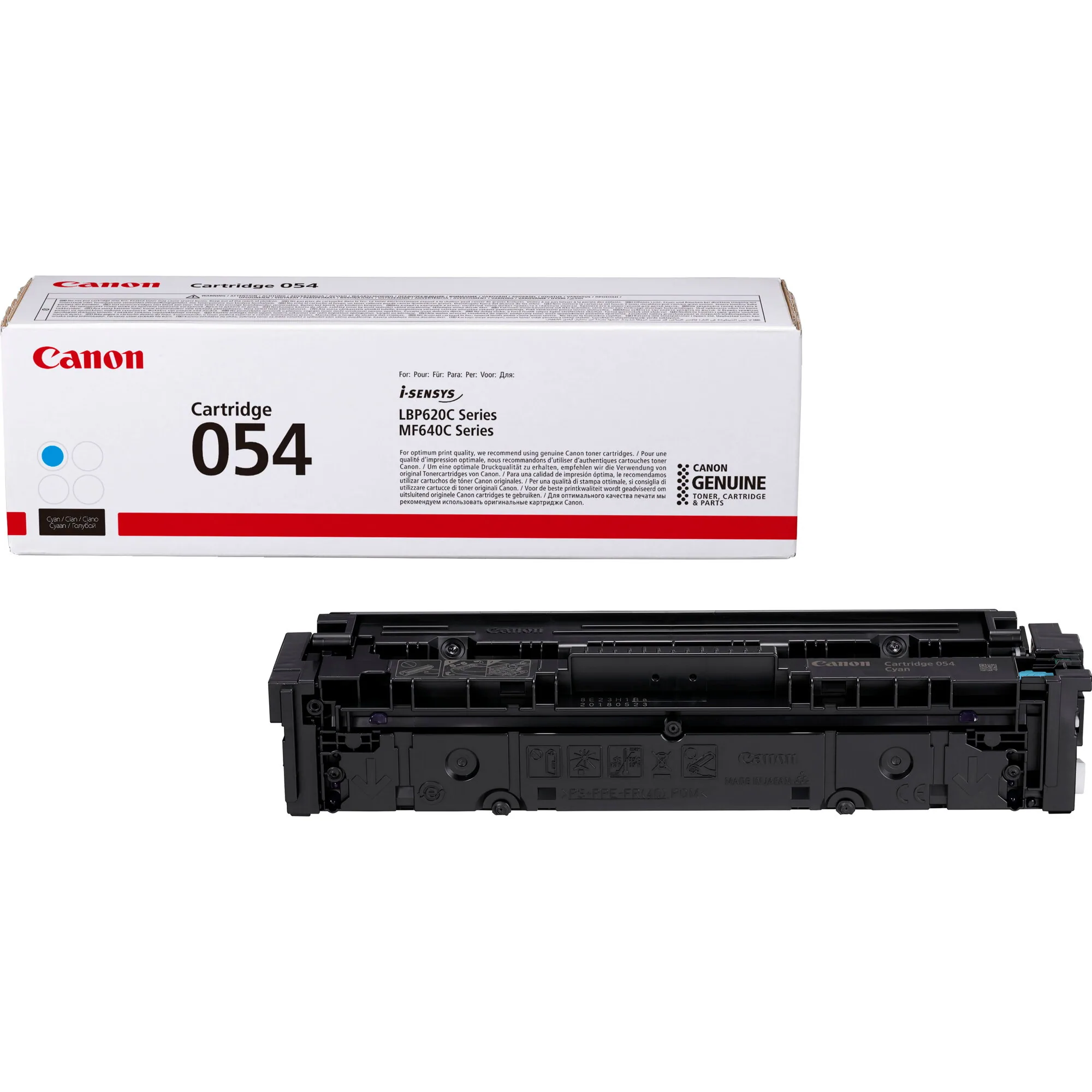 Canon 054 Toner-Cartridge, Cyan – Bild 1