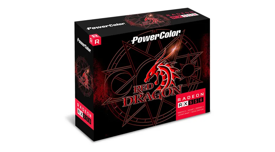 PowerColor RX550 Red Dragon 4 GB GDDR5 HDMI DVI