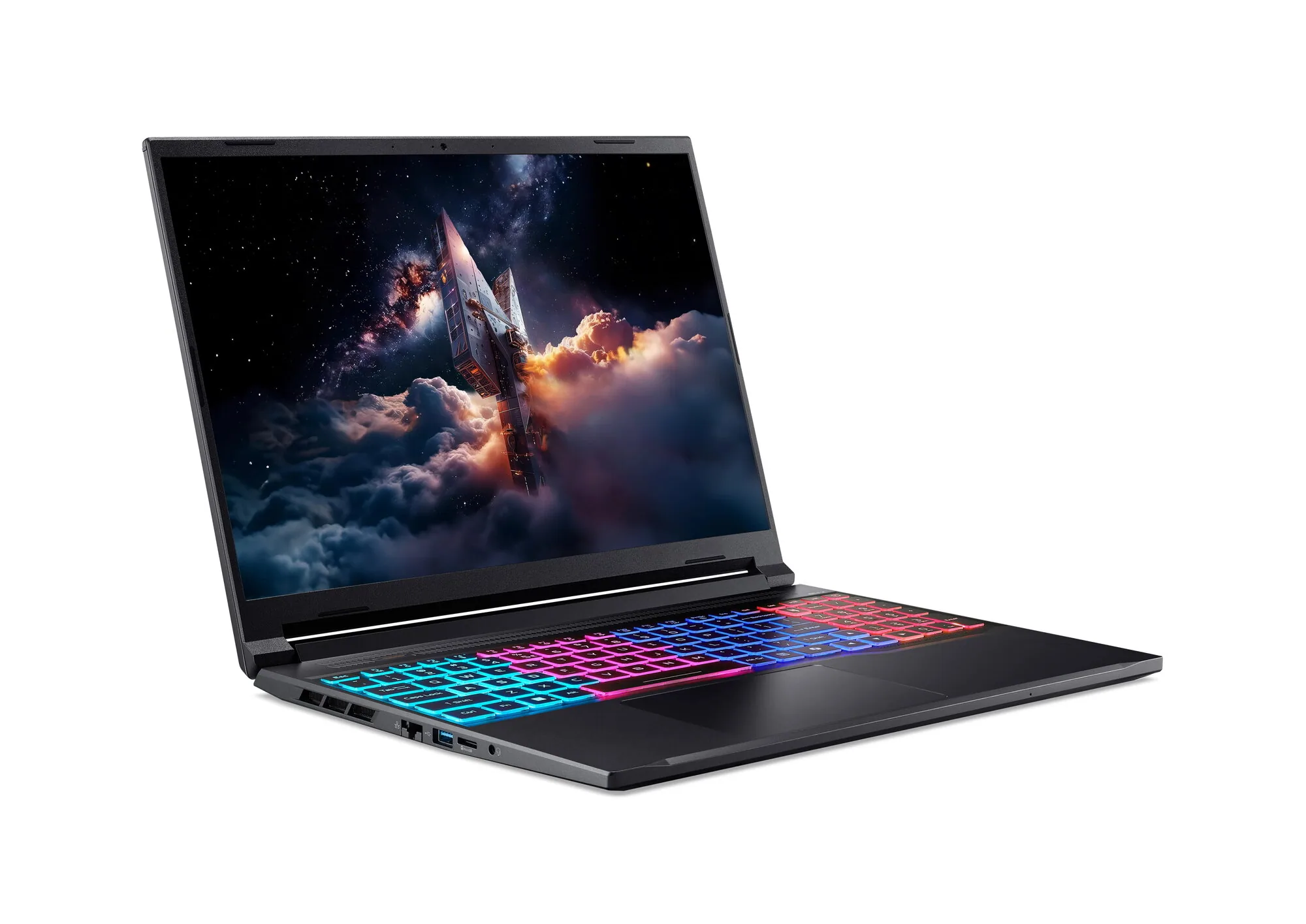 Acer Nitro V 16S ANV16S-71-77SA Intel Core 7 240H Laptop 40,6 cm (16") WQXGA 16 GB DDR5-SDRAM 1 TB SSD NVIDIA GeForce RTX 5070 Wi-Fi 6 (802.11ax) Windows 11 Home Schwarz Deutsch – Bild 2
