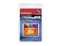 CompactFlash Card   8GB Transcend TS8GCF133, MLC