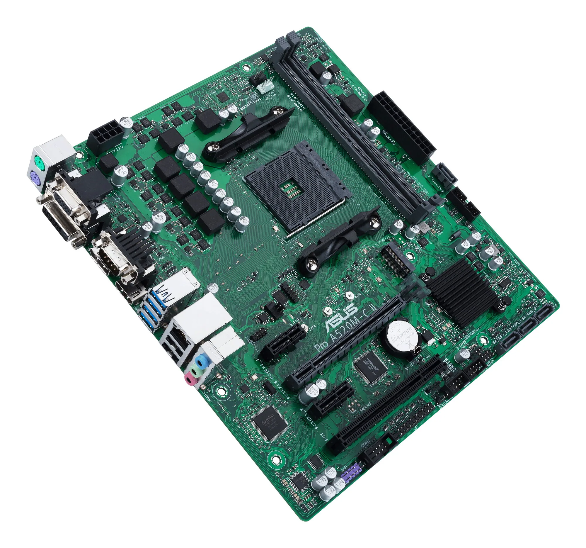 ASUS PRO A520M-C II/CSM AMD A520 Sockel AM4 micro ATX – Bild 3