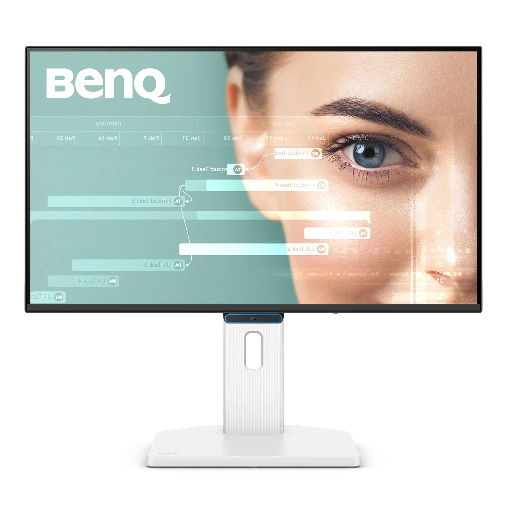 BenQ GW2490TC Computerbildschirm 61 cm (24") 1920 x 1080 Pixel Full HD LED Schwarz, Weiß – Bild 1