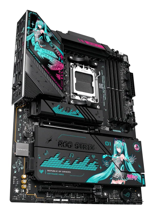 ASUS ROG STRIX X870E-H Gaming WIFI7 HATSUNE MIKU Edition AMD X870E Sockel AM5 ATX – Bild 3
