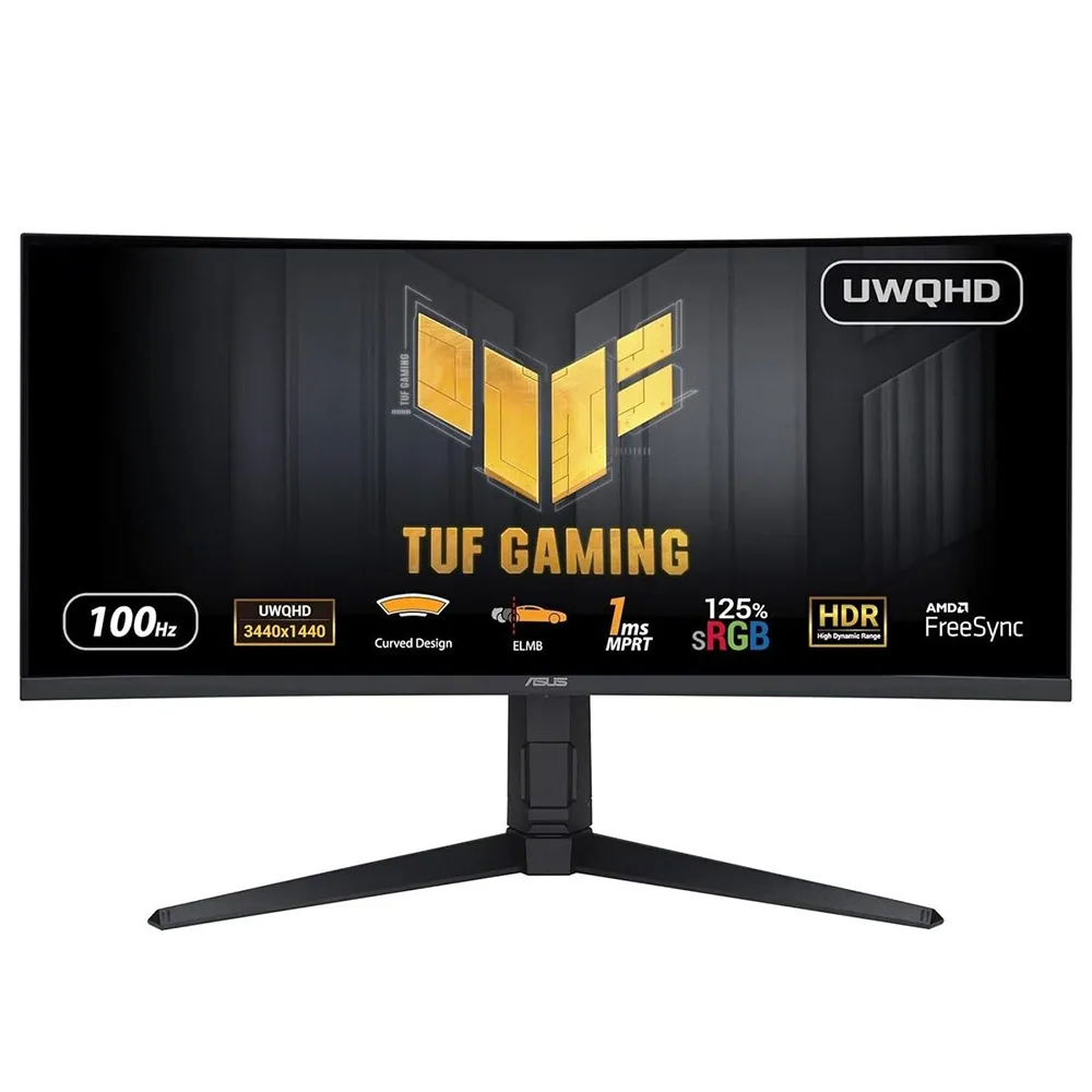 ASUS TUF Gaming VG34VQEL1A Computerbildschirm 86,4 cm (34") 3440 x 1440 Pixel UltraWide Quad HD LED Schwarz – Bild 1