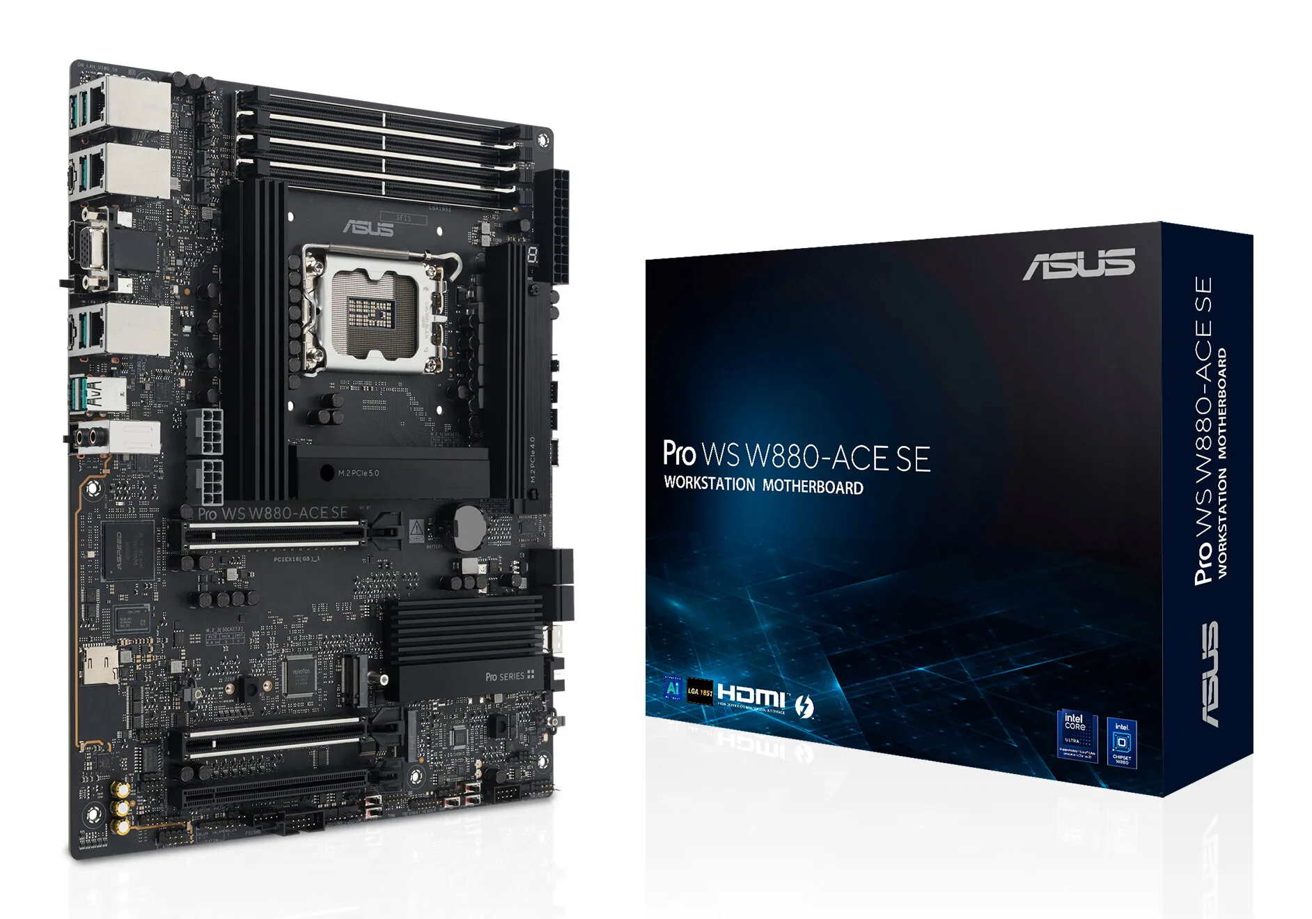 ASUS PRO WS W880-ACE SE Intel W880 LGA 1851 (Socket V1) ATX – Bild 1