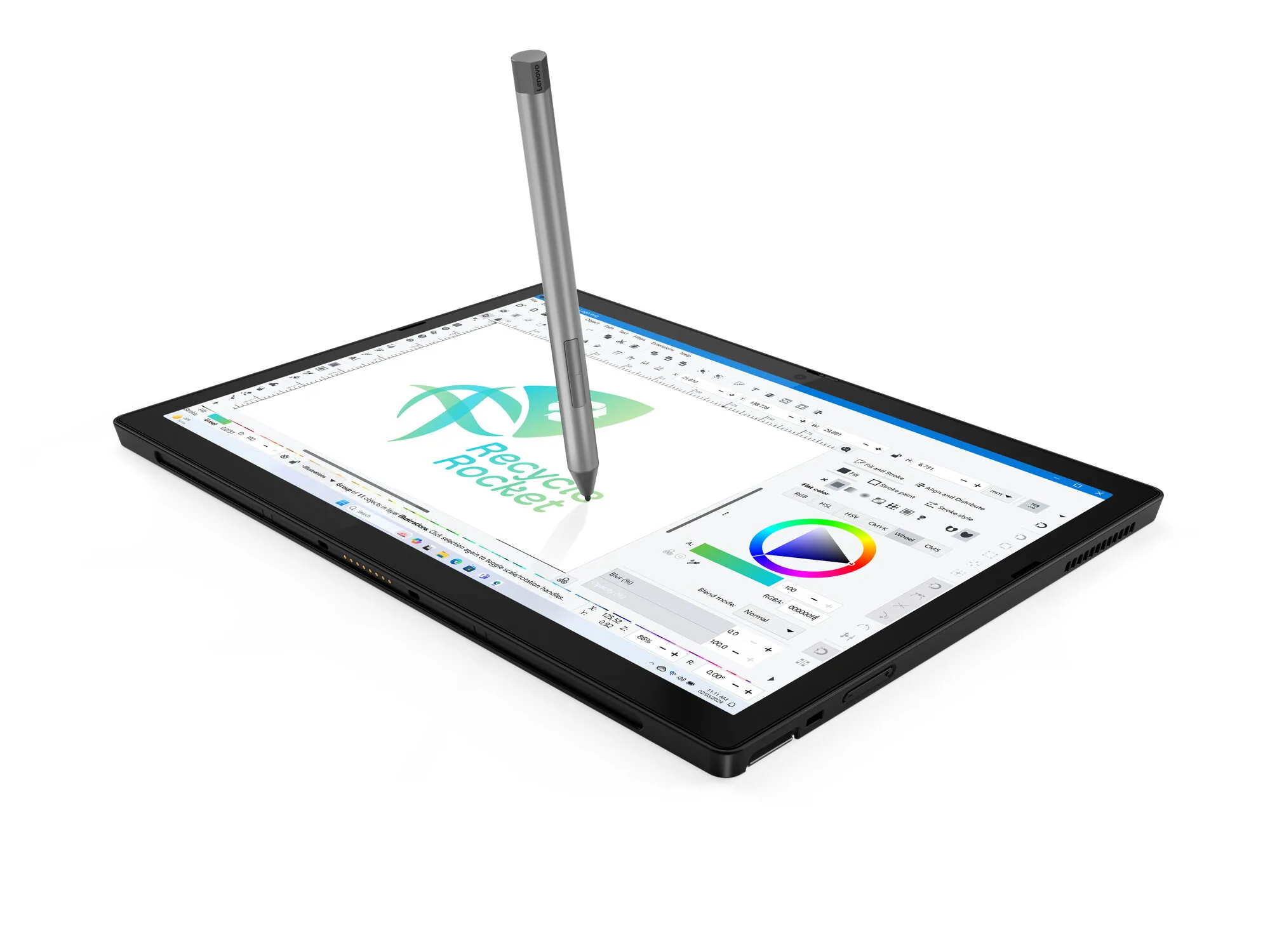 Lenovo ThinkPad X12 Detachable Gen 2 Intel Core Ultra 7 164U Hybrid (2-in-1) 31,2 cm (12.3") Touchscreen Full HD+ 32 GB LPDDR5x-SDRAM 1 TB SSD Wi-Fi 6E (802.11ax) Windows 11 Pro Schwarz Deutsch – Bild 5