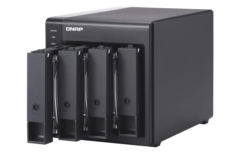 QNAP TR-004 Speicherlaufwerksgehäuse HDD / SSD-Gehäuse Schwarz 2.5/3.5" – Bild 3