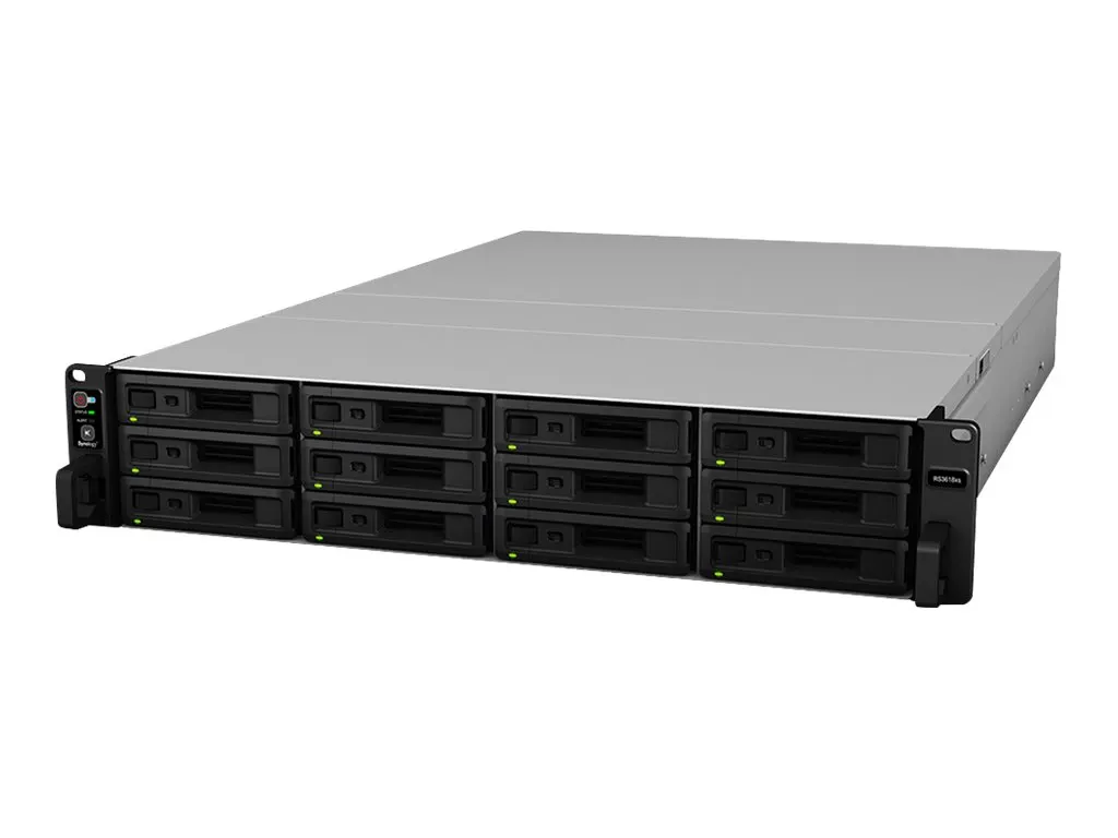 Synology NAS RS3618xs 12bay 19" XeonCPU 2,7 GHz 8 GB RAM