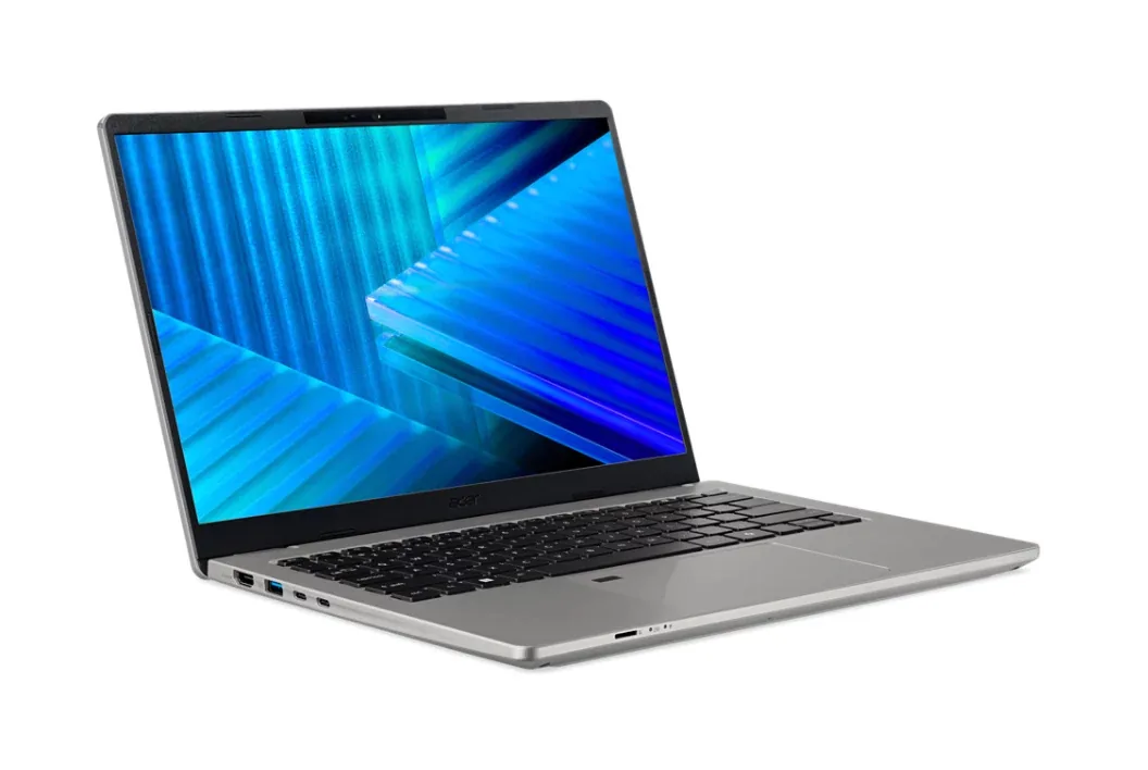 Acer TravelMate P4 TMP414-56-TCO-54F1 Copilot+ PC Intel Core Ultra 5 325 Laptop 35,6 cm (14") WUXGA 16 GB DDR5-SDRAM 512 GB SSD Wi-Fi 7 (802.11be) Windows 11 Pro Grau – Bild 2