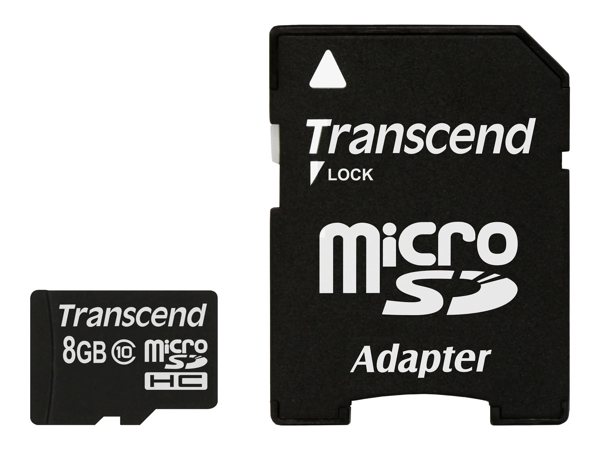 SD microSD Card   8GB Transcend SDHC Class10 w/adapter