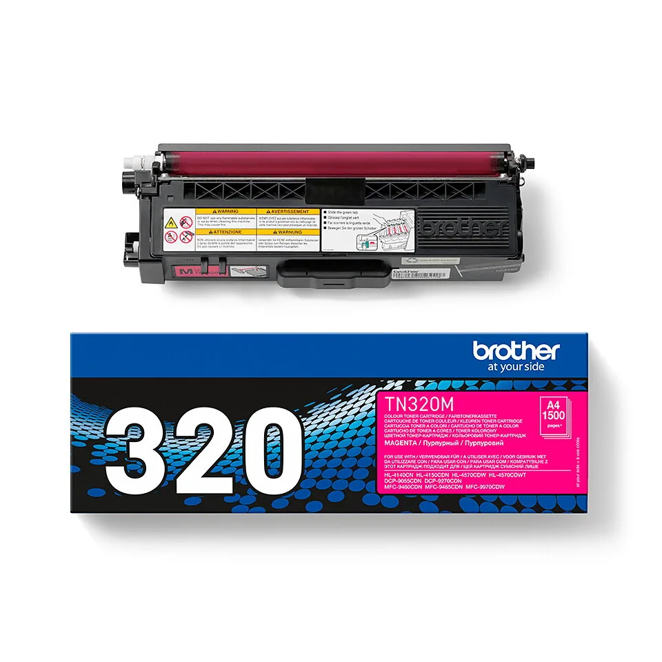 Brother TN-320M Tonerkartusche 1 Stück(e) Original Magenta – Bild 1