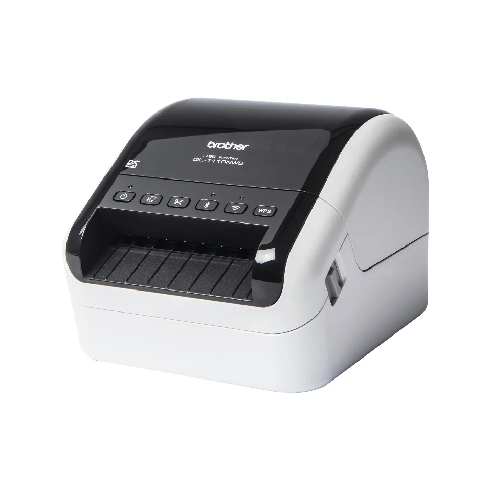 Brother QL-1110NWB Etikettendrucker Thermodirekt 300 x 300 DPI 110 mm/sek Verkabelt & Kabellos Ethernet/LAN DK WLAN Bluetooth – Bild 1