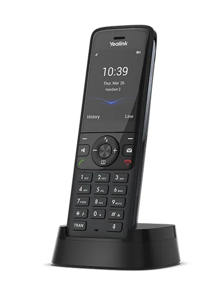 Yealink W78H DECT-Telefon Anrufer-Identifikation Schwarz – Bild 1