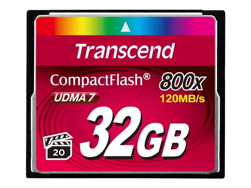 CompactFlash Card  32GB Transcend TS32GCF800, MLC