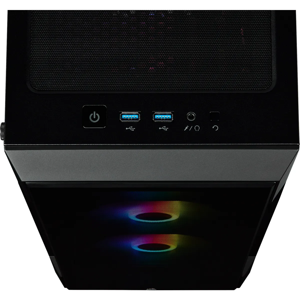 Corsair Geh Midi iCUE 220T RGB Smart Tempered Glas (B)