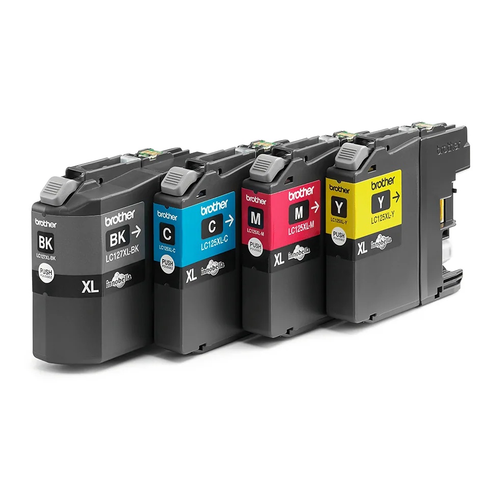 Brother LC127XLVALBP Druckerpatrone 4 Stück(e) Original Schwarz, Cyan, Magenta, Gelb – Bild 1