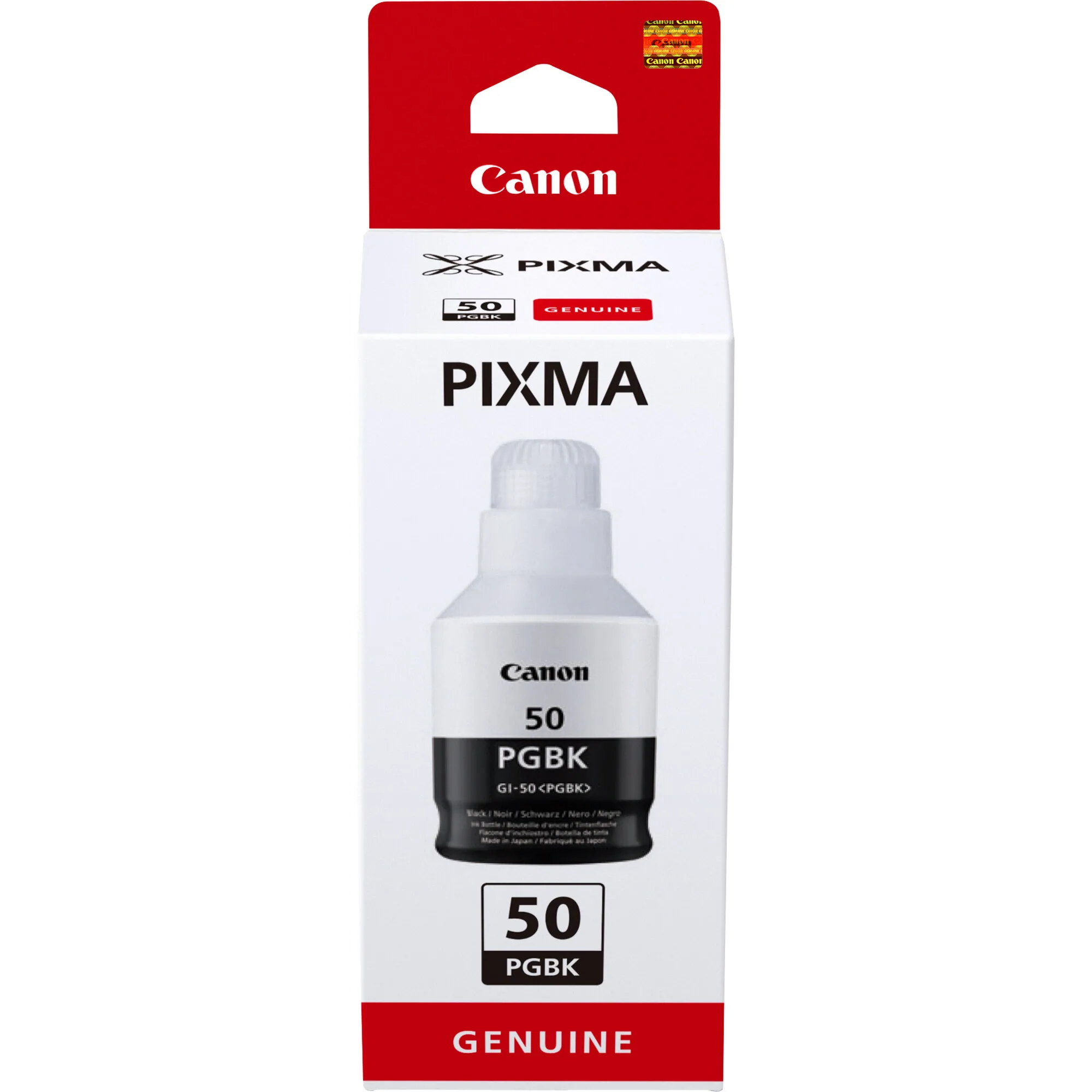 Canon GI-50 PGBK, Hohe Reichweite, Tintenflasche, Schwarz – Bild 1